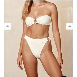 MONDAY Swimwear - Bachelorette Ivory Bikini Set
